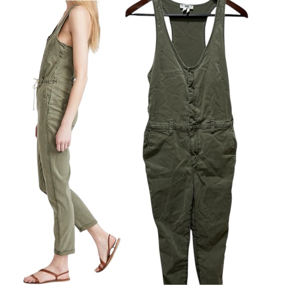 PAIGE Pants - Paige Christy Utility Jumpsuit Olive Green
